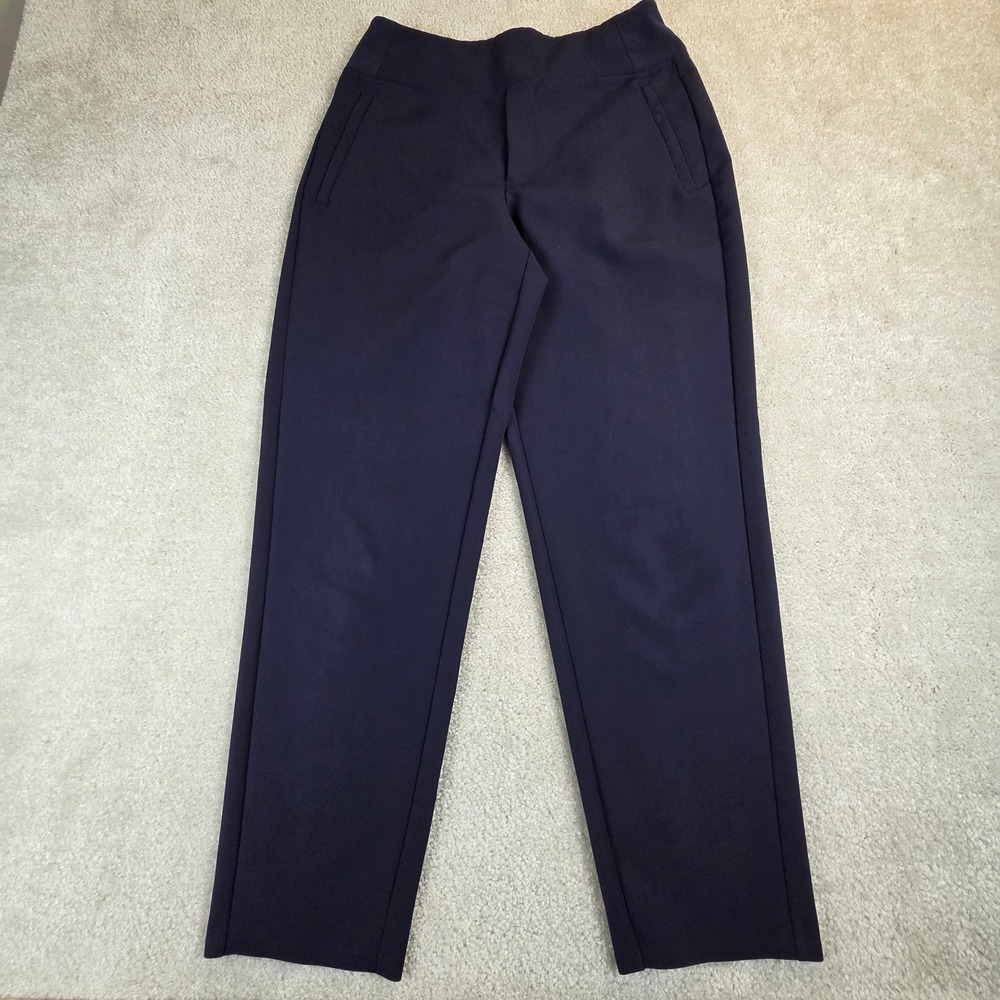 Athleta Endless High Rise Pant Navy Blue Women 6 Pull On Lightweight